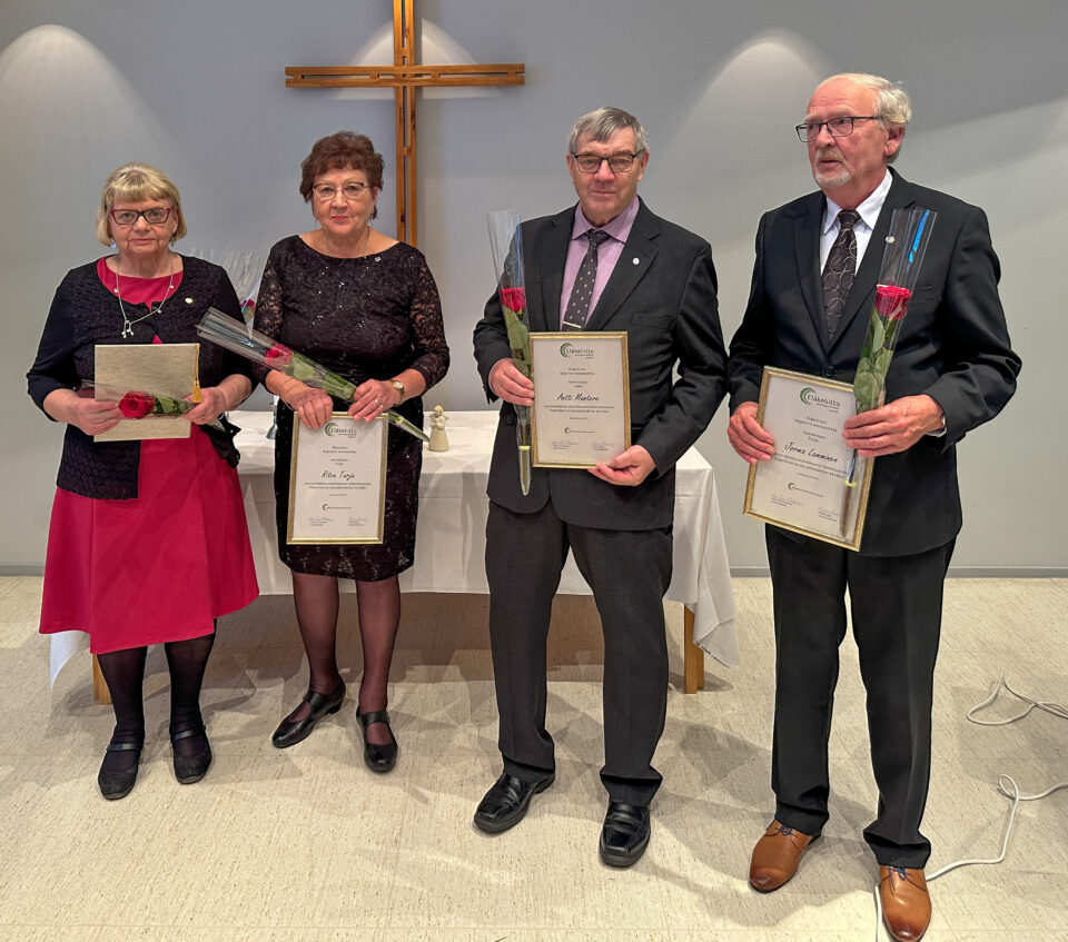 Ansiometkkien saajat